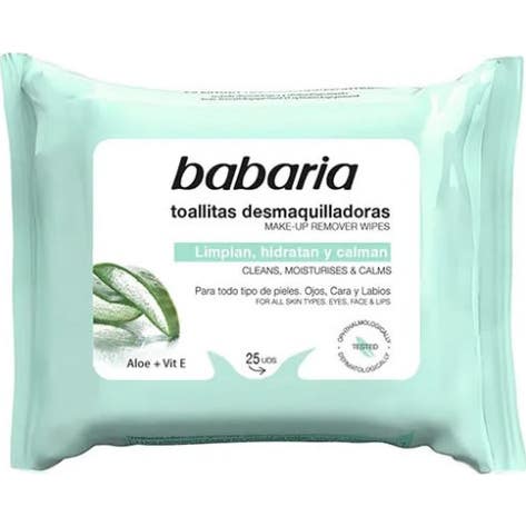 Babaria Toallitas Desmaquilladoras Aloe Vera 25 uds