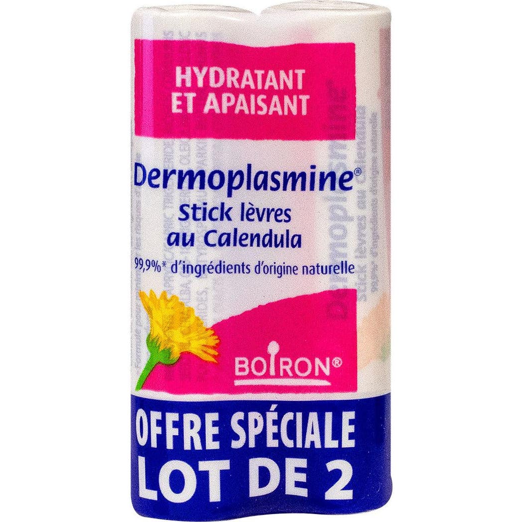 Boiron Dermoplasmine Barra de Labios de Caléndula 2x4g