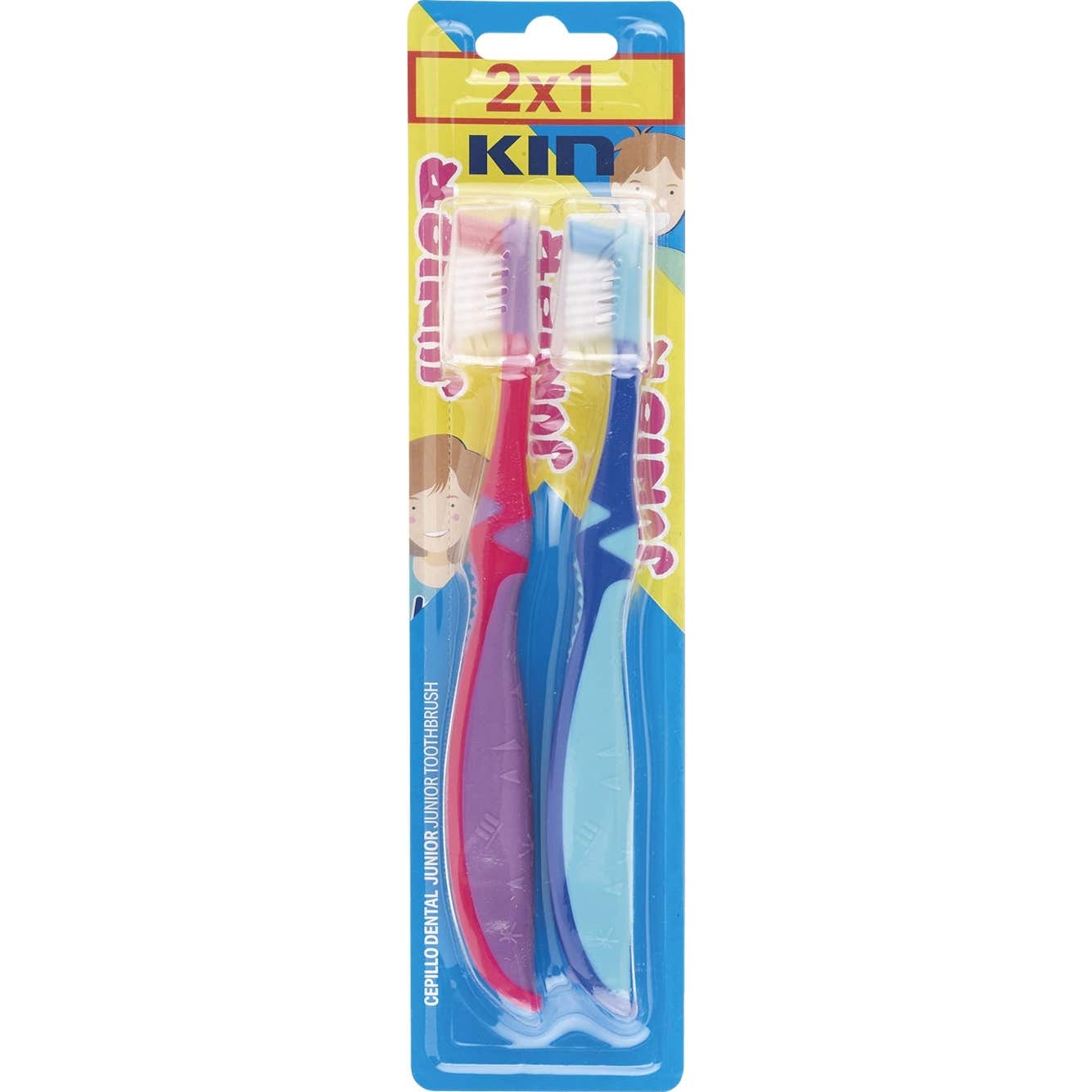 Kin Junior Cepillo Dental Pack de 2 Unidades