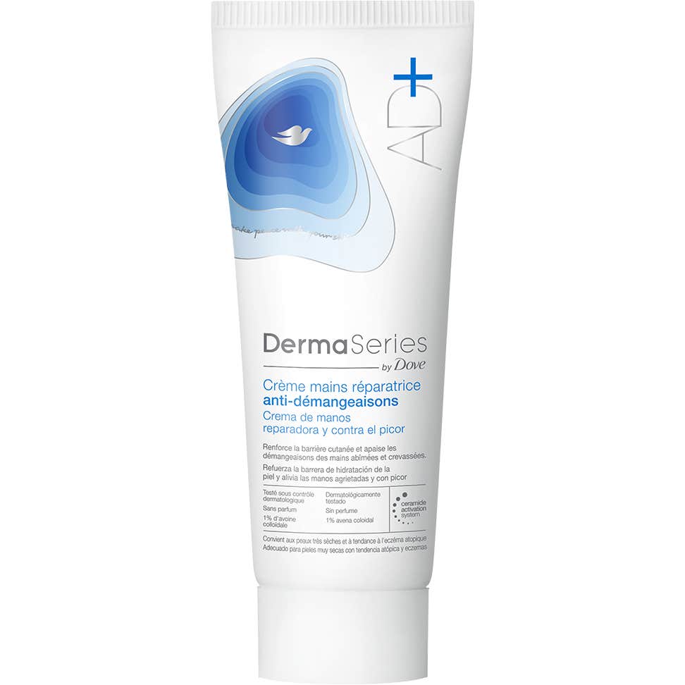 Dove Dermaseries Crema de Manos Reparadora y Contra el Picor 75ml