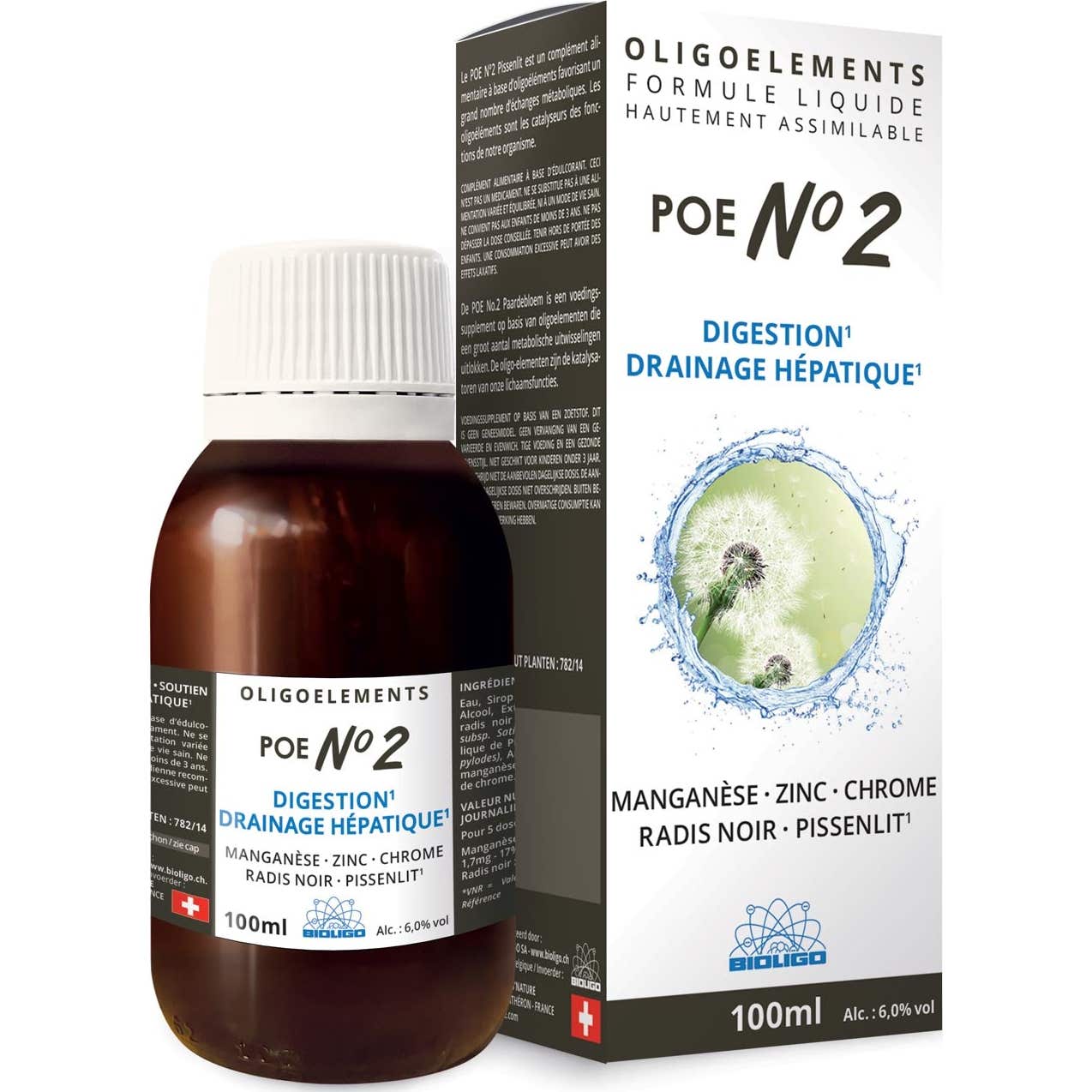 Bioligo POE N°2 Digestión de Drenaje 100 ml