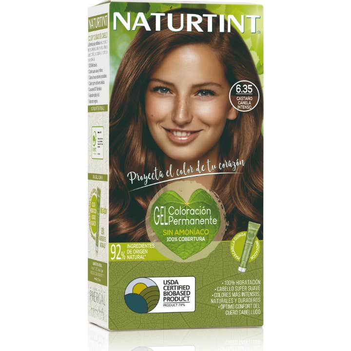 Naturtint Tinte de Cabello 6.35 Castaño Canela Intenso 1 ud