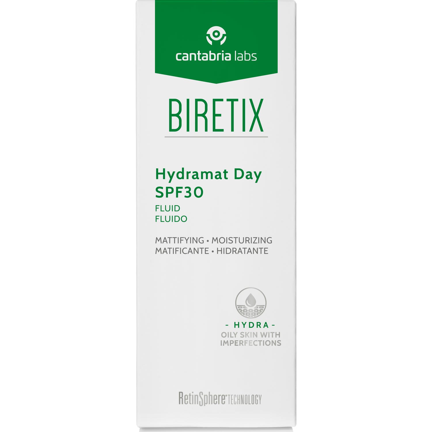 Biretix Hydramat Day SPF30 Fluido Matificante Hidratante 50ml