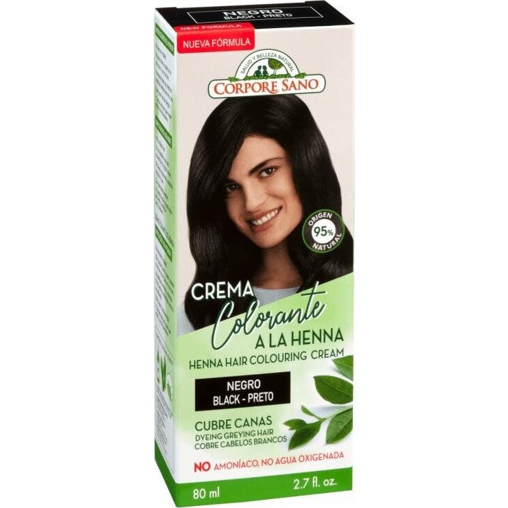 Corpore Sano Crema Colorante Cabello Negro 80ml