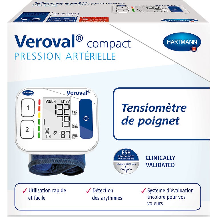 Tensiómetro compacto de muñeca Hartmann Veroval