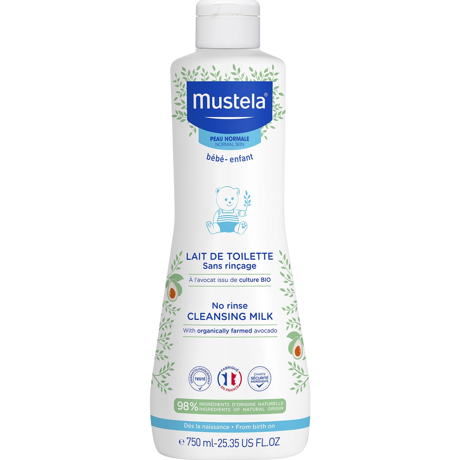 Mustela Loción con Aguacate BIO 750ml