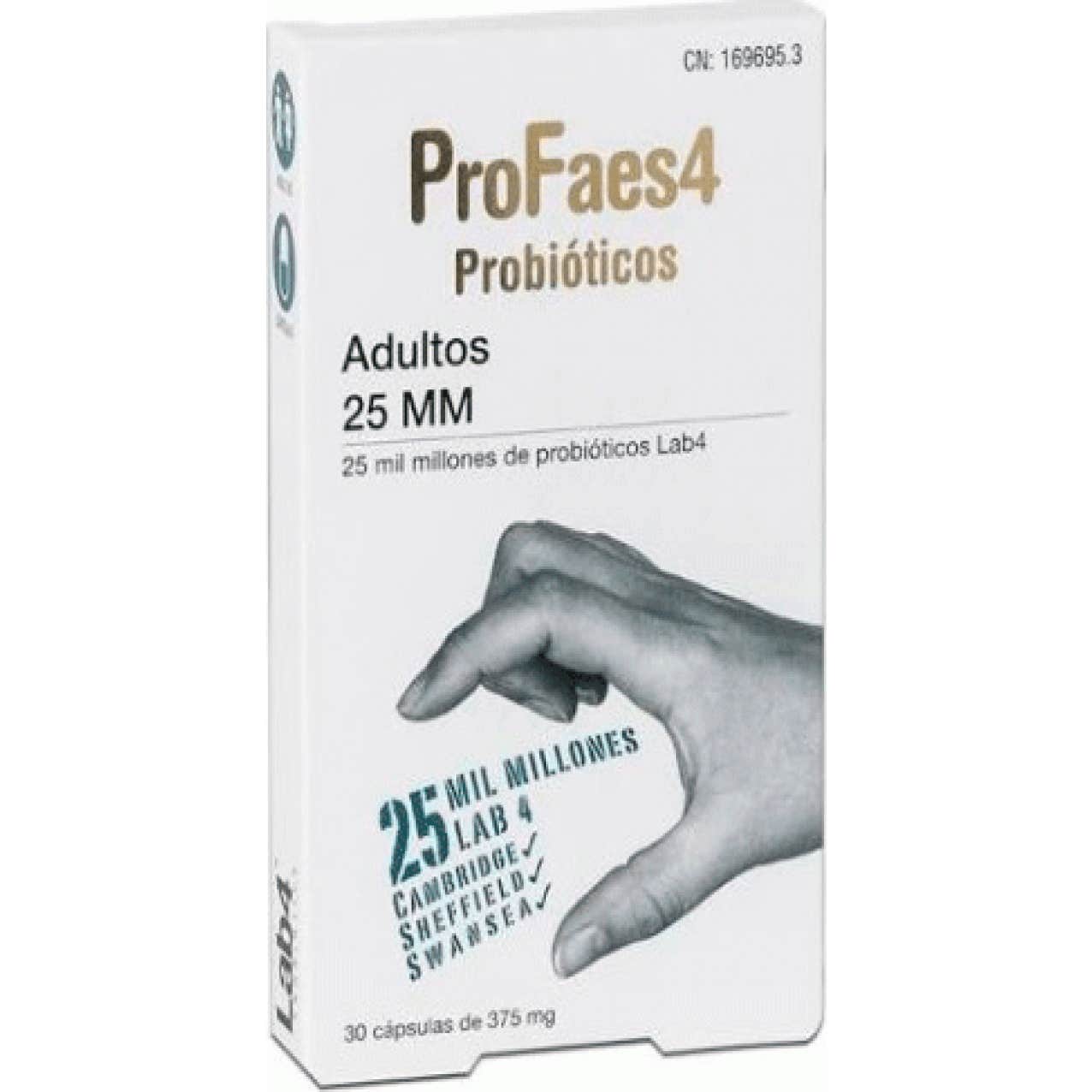ProFaes4 Probióticos Adultos 25mm 30caps