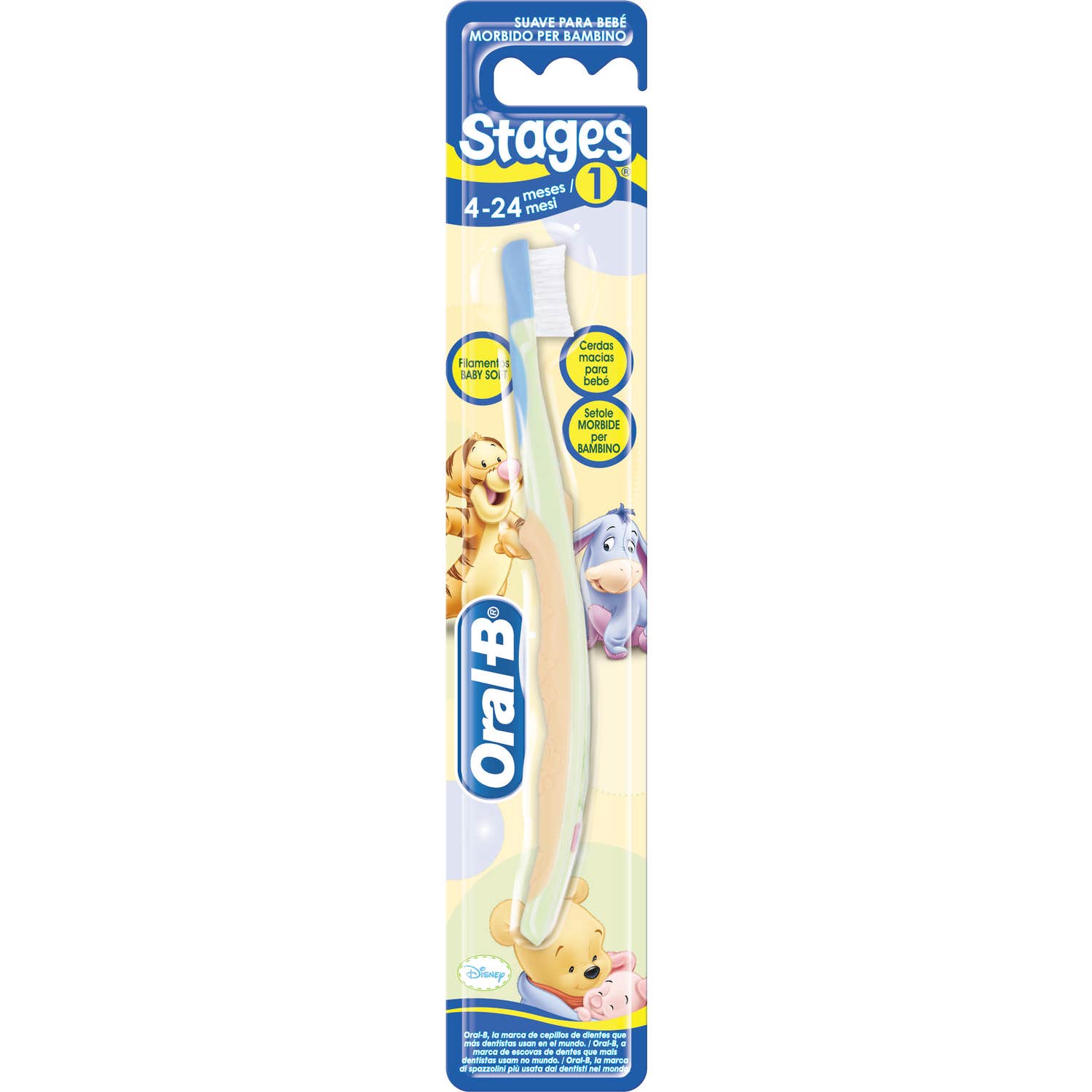 Oral-B Stages 1 cepillo dental infantil 4-24 meses 1ud