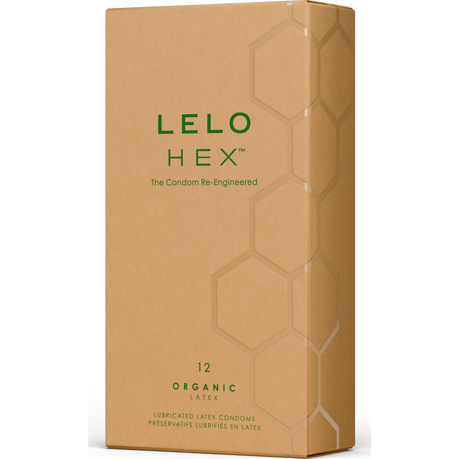 Lelo Hex Pack Organic Latex Condoms 12uds