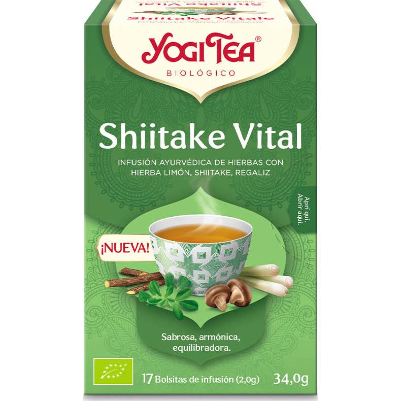 yogi Tea Infusión Shitake Vital 17 Sobres