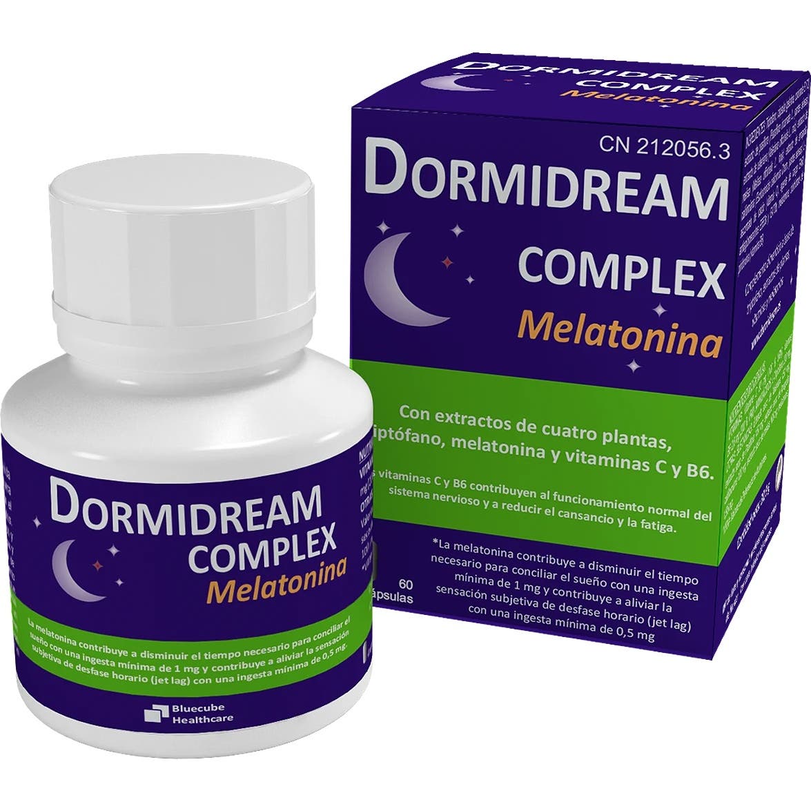 Bluecube Dormidream Complex Melatonina 60caps