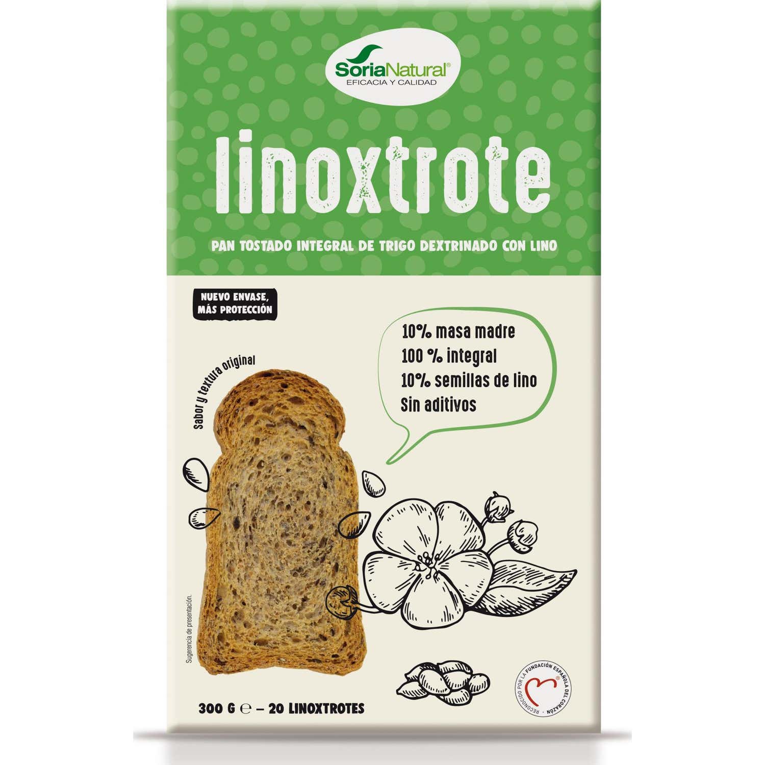 Soria Natural Pan Linoxtrote 300g