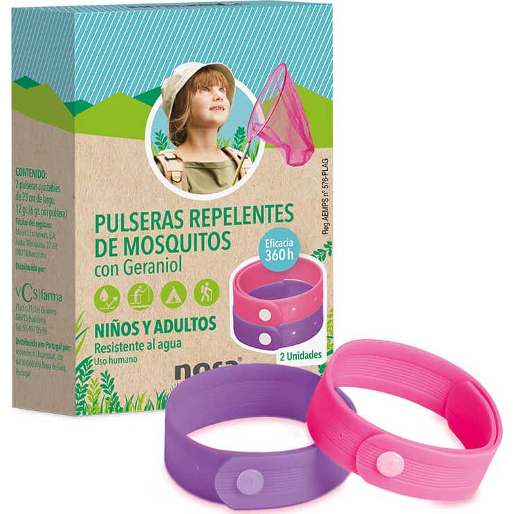 Nosa pulsera repelente de mosquitos 2 uds
