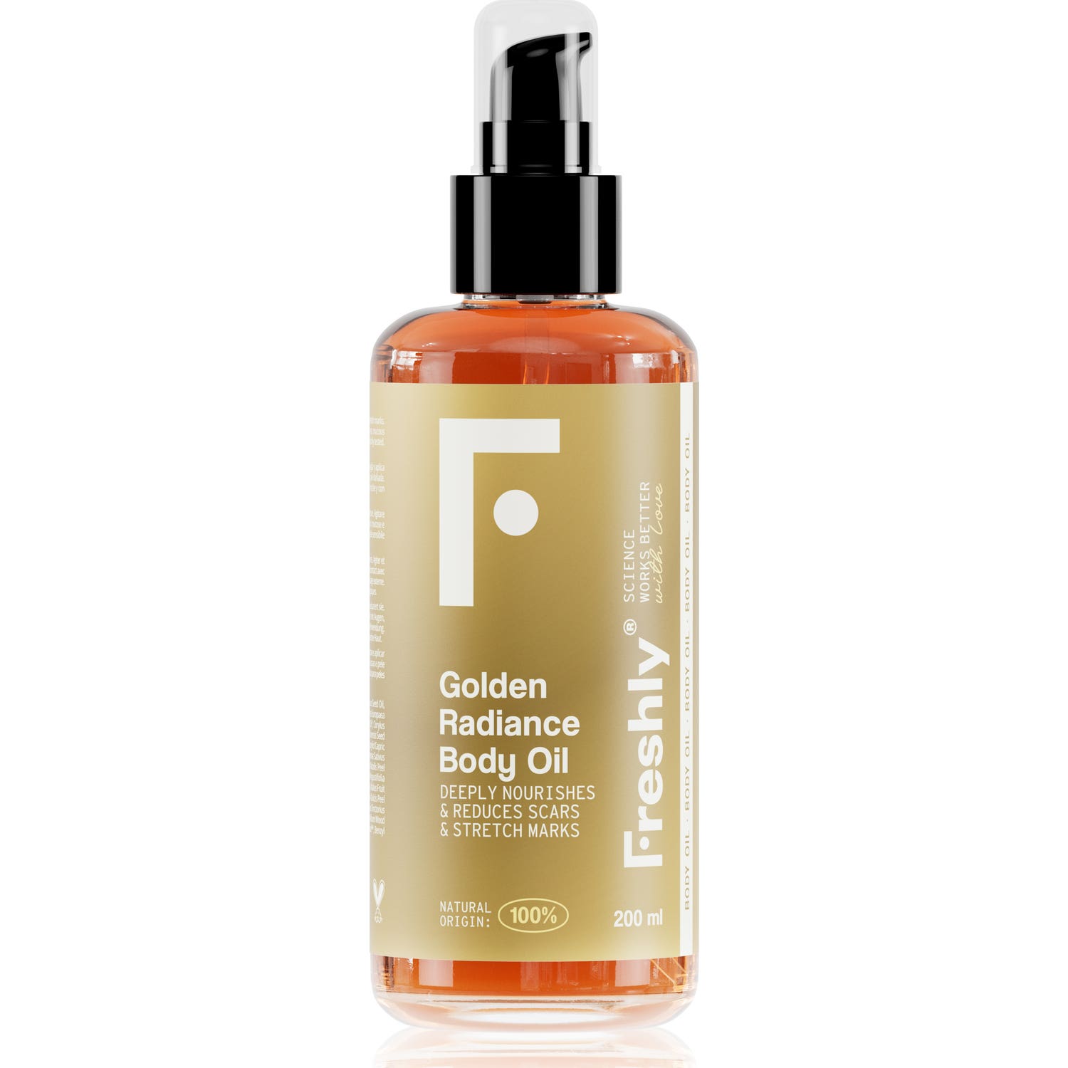 Freshly Cosmetics Golden Radiance Body Oil 200ml