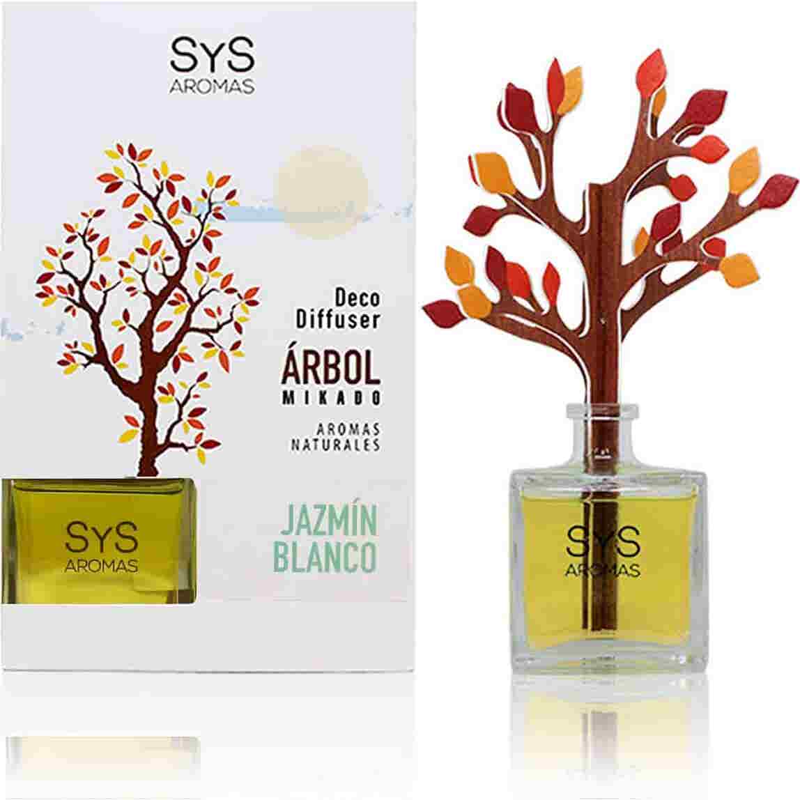 SYS Aromas Ambientador Mikado Árbol Jazmín Blanco 90ml