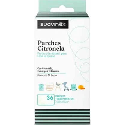 Suavinex Parches Citronela Transparentes 36uds