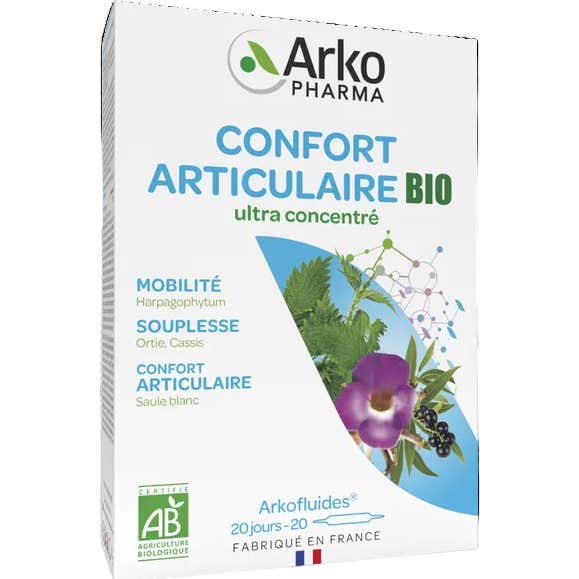 Arkopharma Arkofluides Confort Articulaire Bio 20 Amp