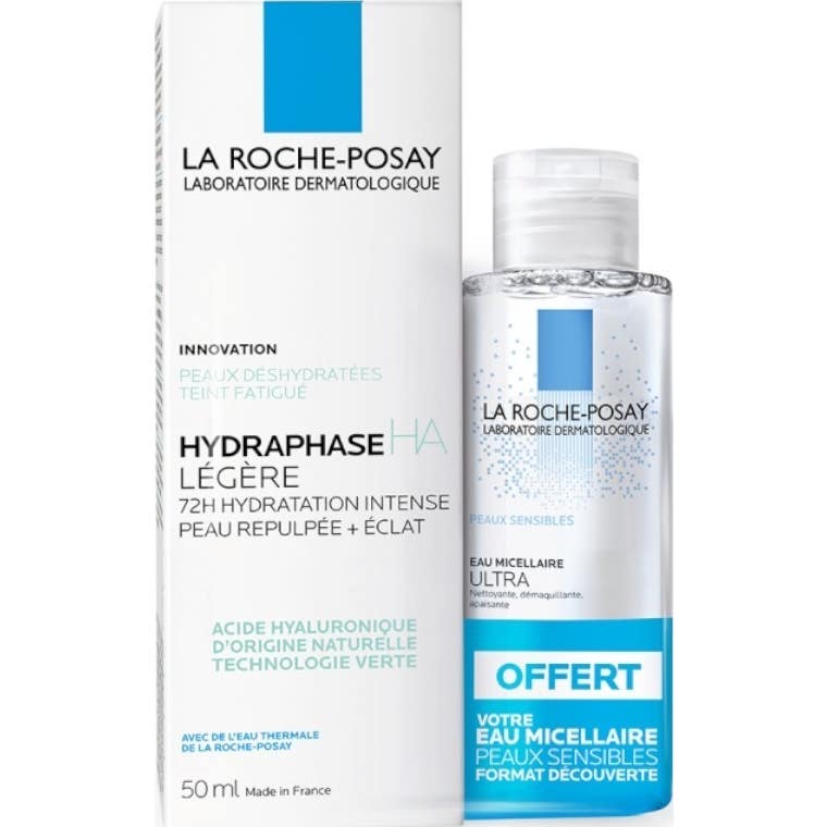 La Roche-Posay Hydraphase HA Ligera 50ml + Agua Micelar
