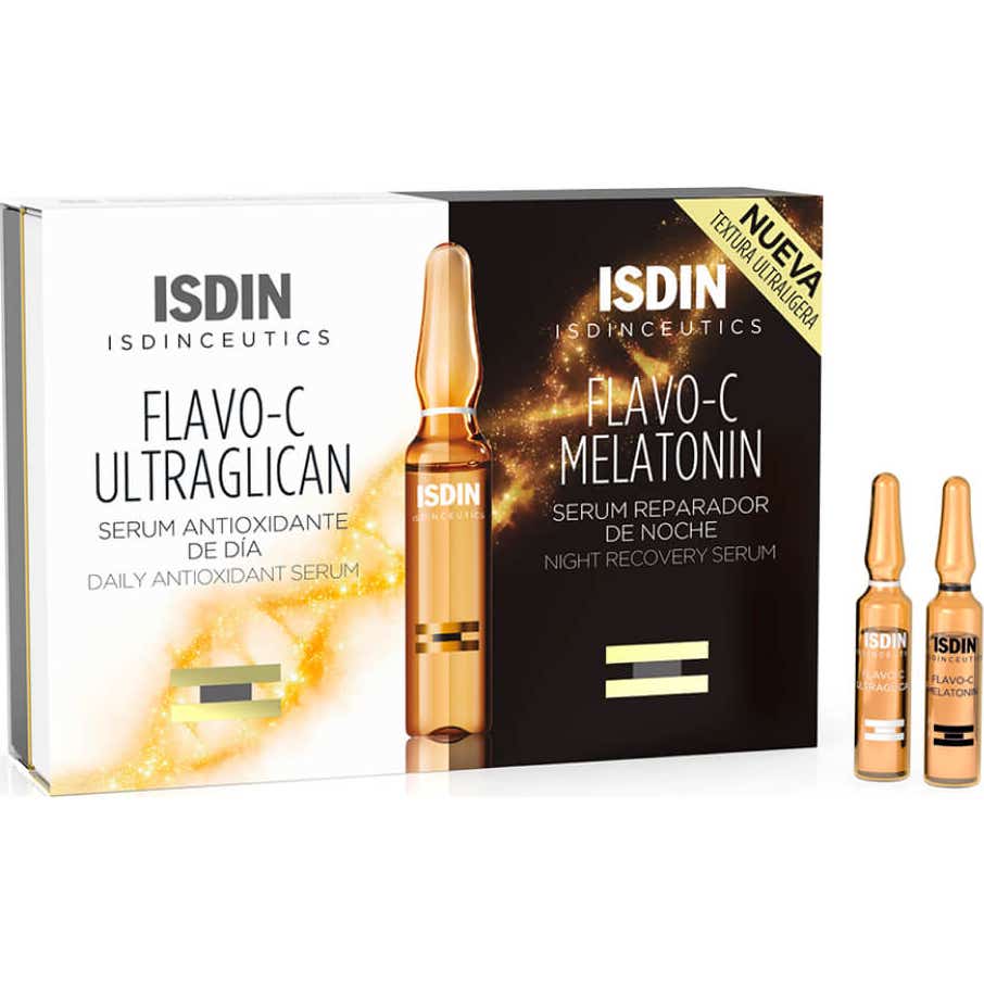 ISDIN Isdinceutics Flavo-C Pack Ultraglican 10amp + Melatonin 10amp