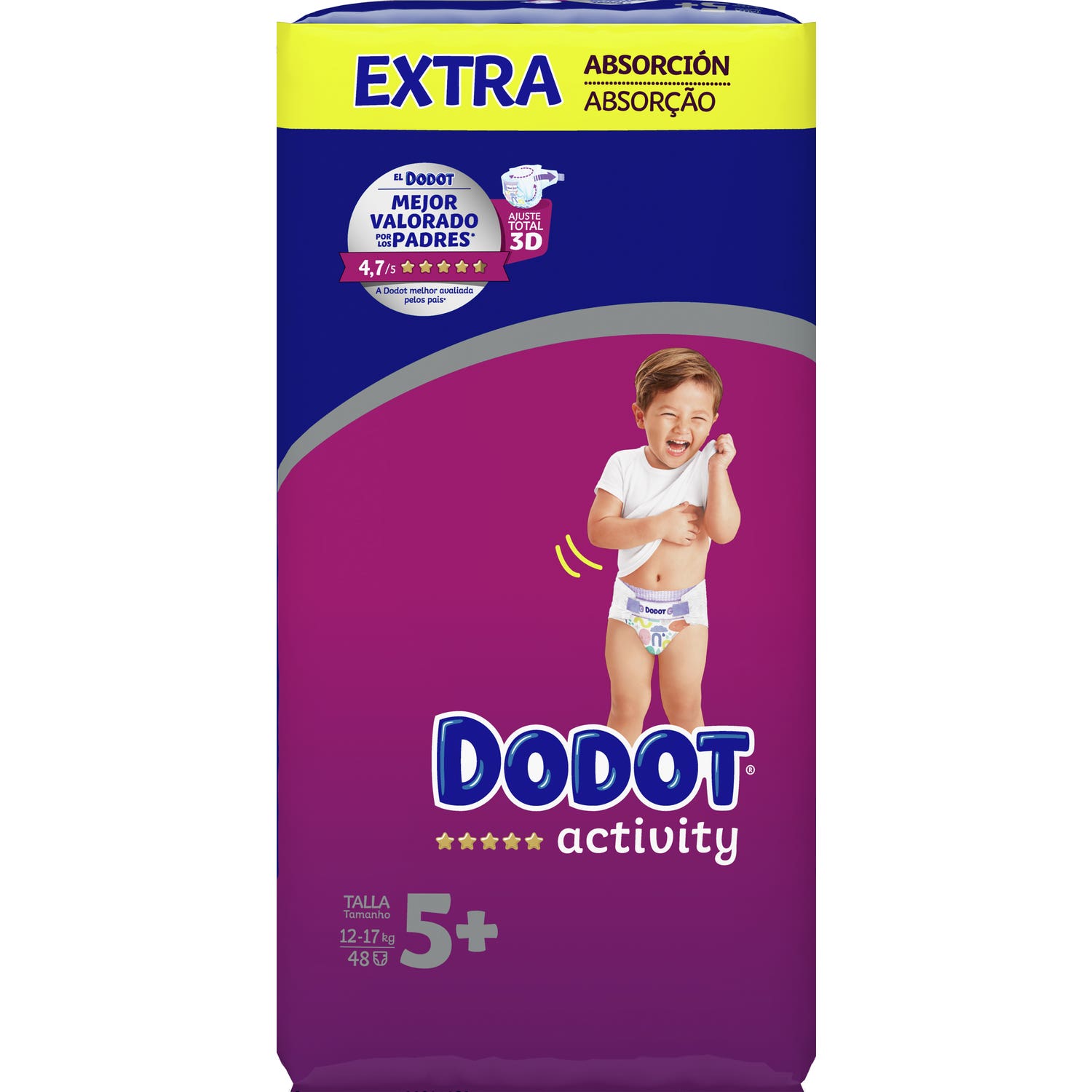 Dodot Activity Pañales Talla 5 48uds