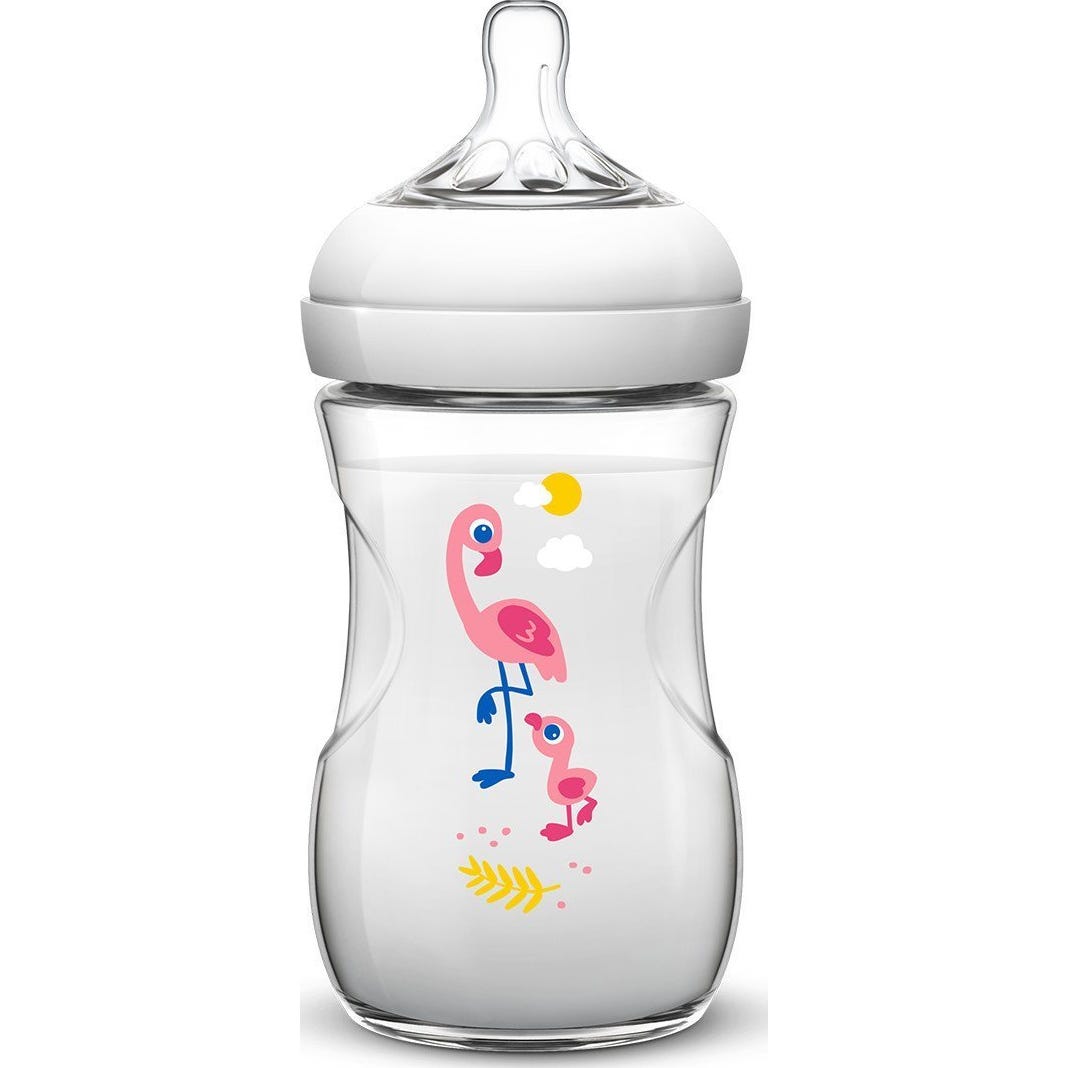 Avent Biberón Natural Flamingos 260ml