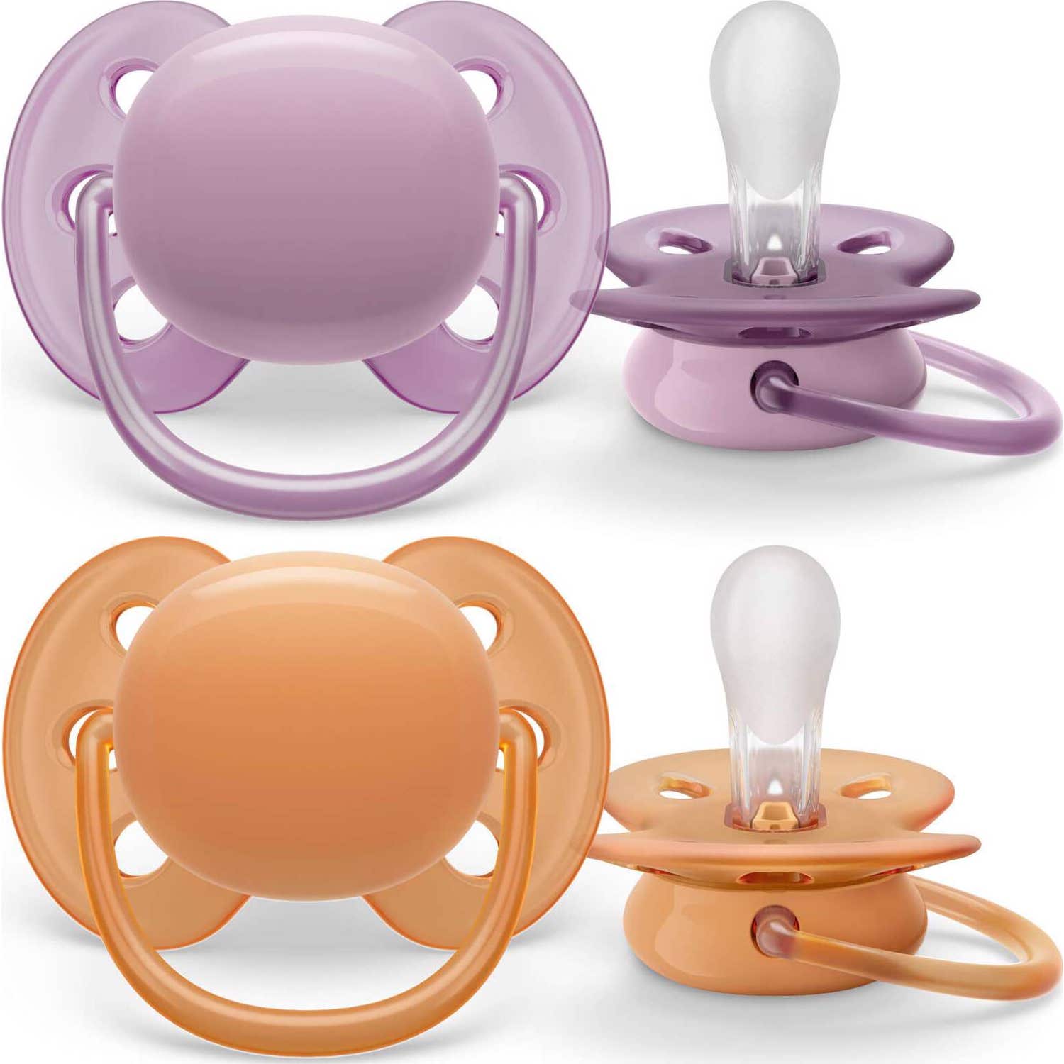 Philips Avent Ultra Soft 6-18M Chupete Girl 2uds