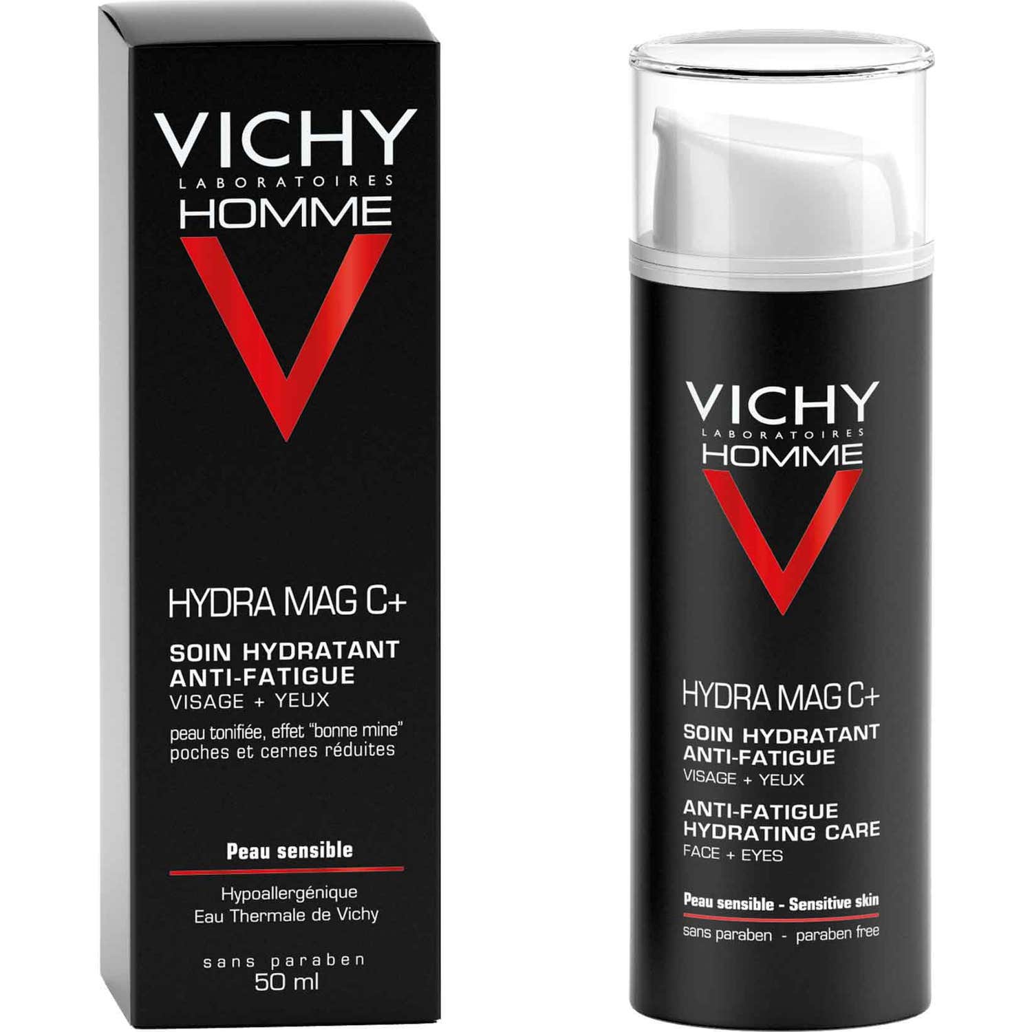Vichy Homme Hydra Mag C+ Tratamiento Hidratante Anti-fatiga 50ml