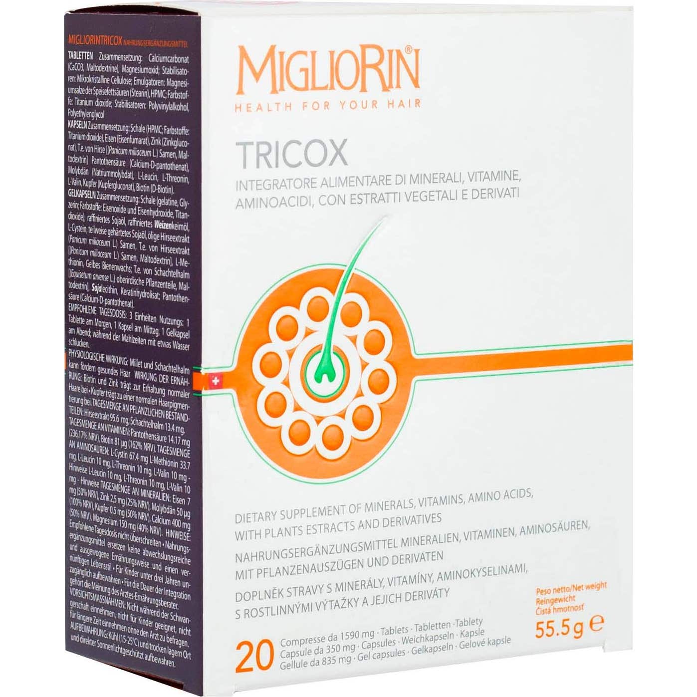 Migliorin Tricox 20comp + 20caps Gel + 20caps | Natural Doctor