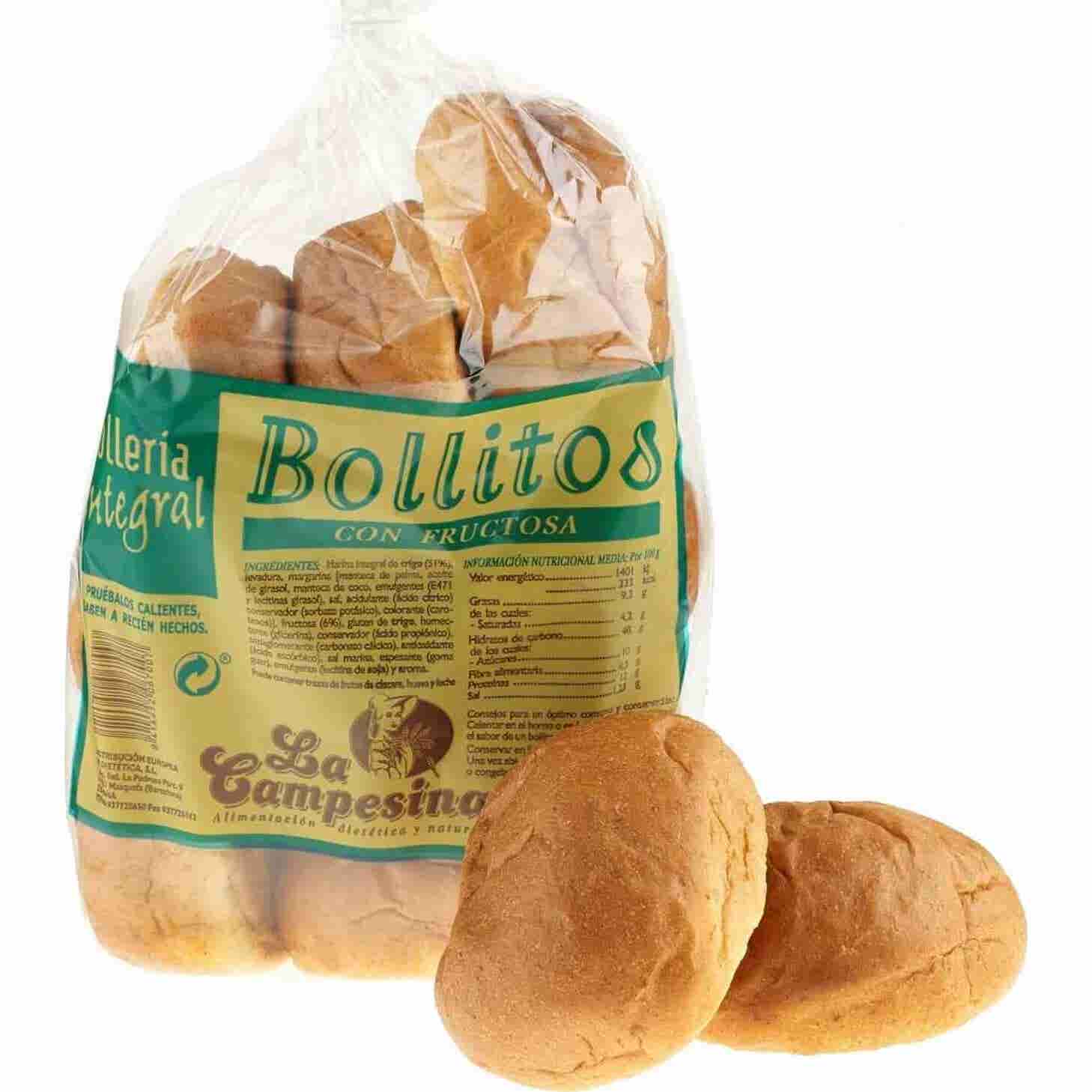 La Campesina Bollitos Integrales Sin Azúcar 250g