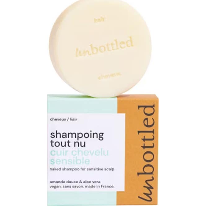 Unbottled Shampoing Tout Nu Cuir Chevelu Sensible 75g