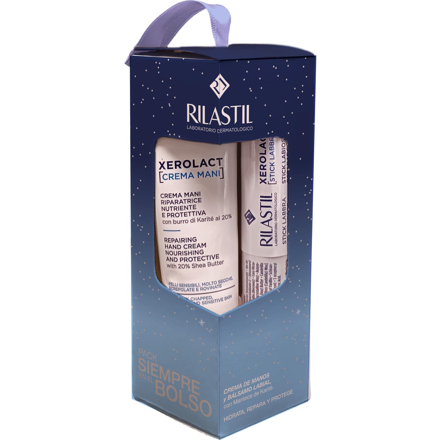 Rilastil Xerolact Stick Labios 4.8ml + Crema Manos 30ml