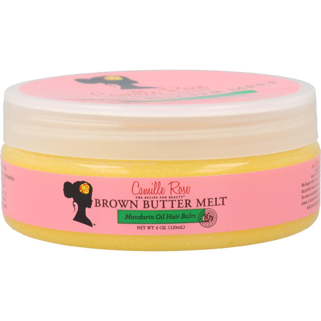 Camille Rose Brown Butter Melt Mandarin Oil Hair Balm 120ml
