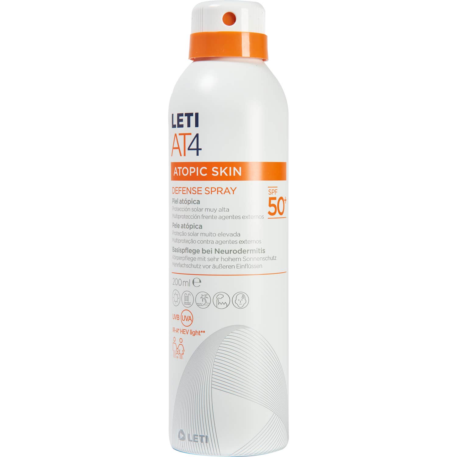 LetiAT4 Defense Spray SPF50+ 200ml