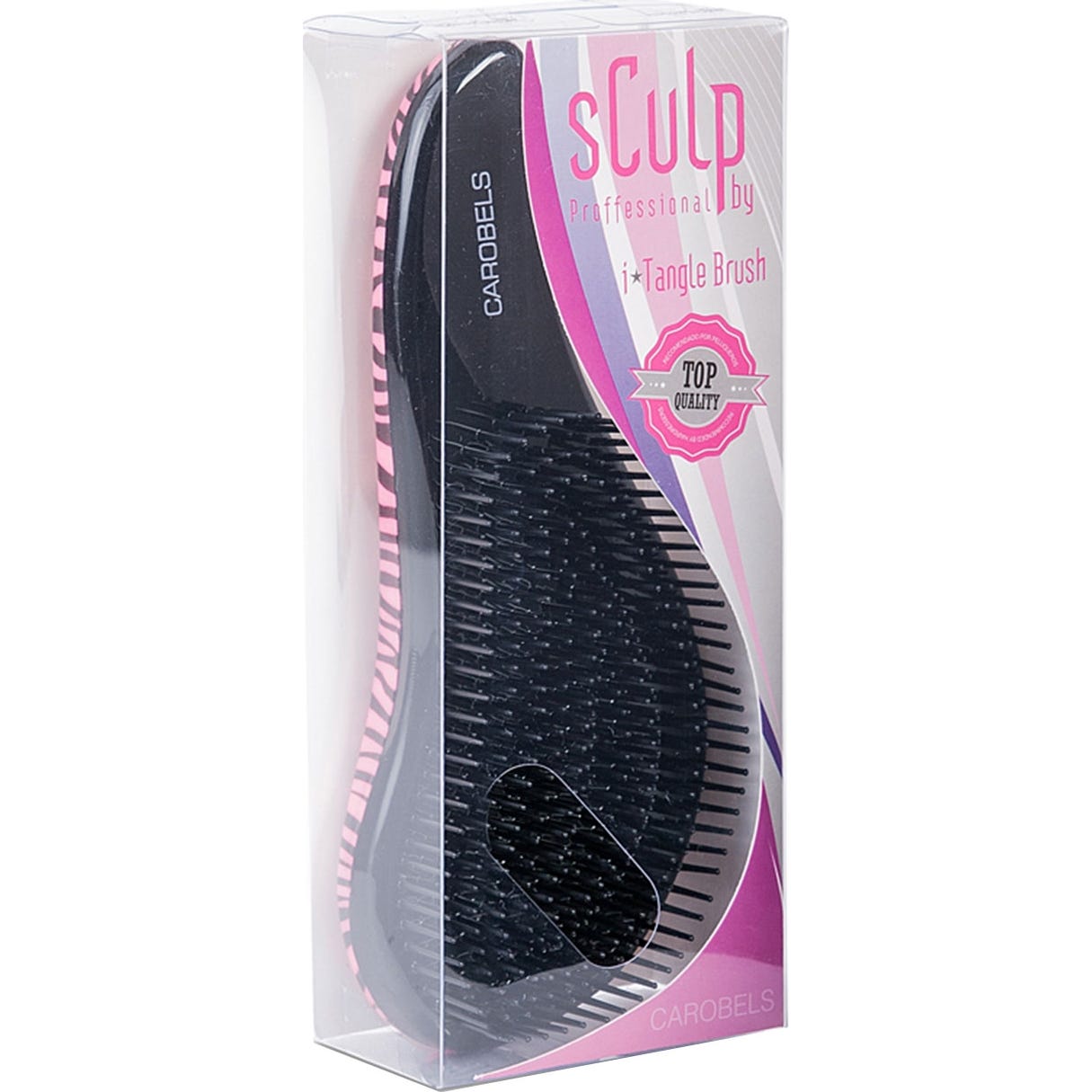 SculpBy Cepillo I-Tangle Brush Cebra Rosa