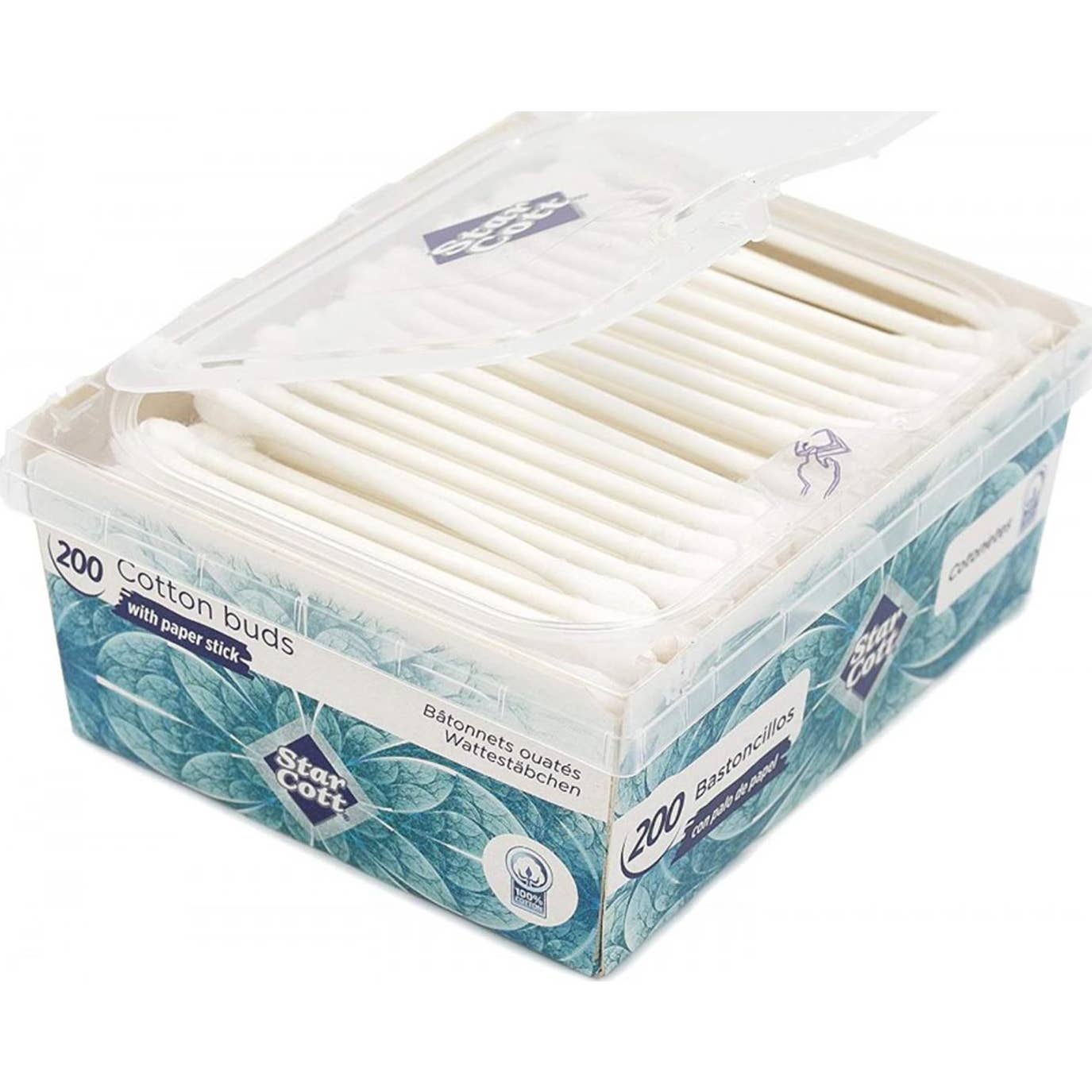 Eurostil Bastoncillos con Palos de Papel 200uds