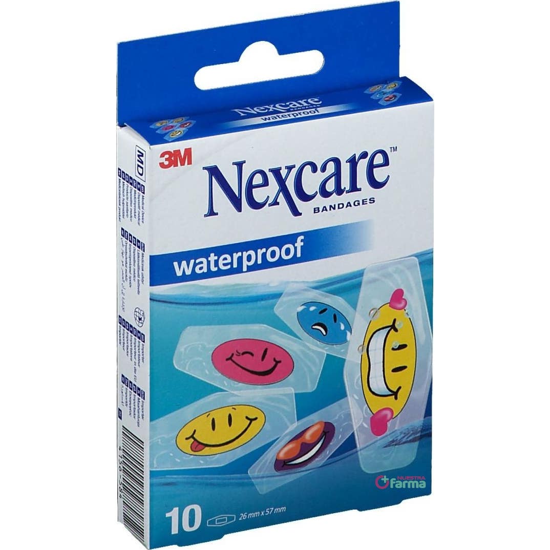 Nexcare Waterproof Tattoo Tiras Surtidas 10uds