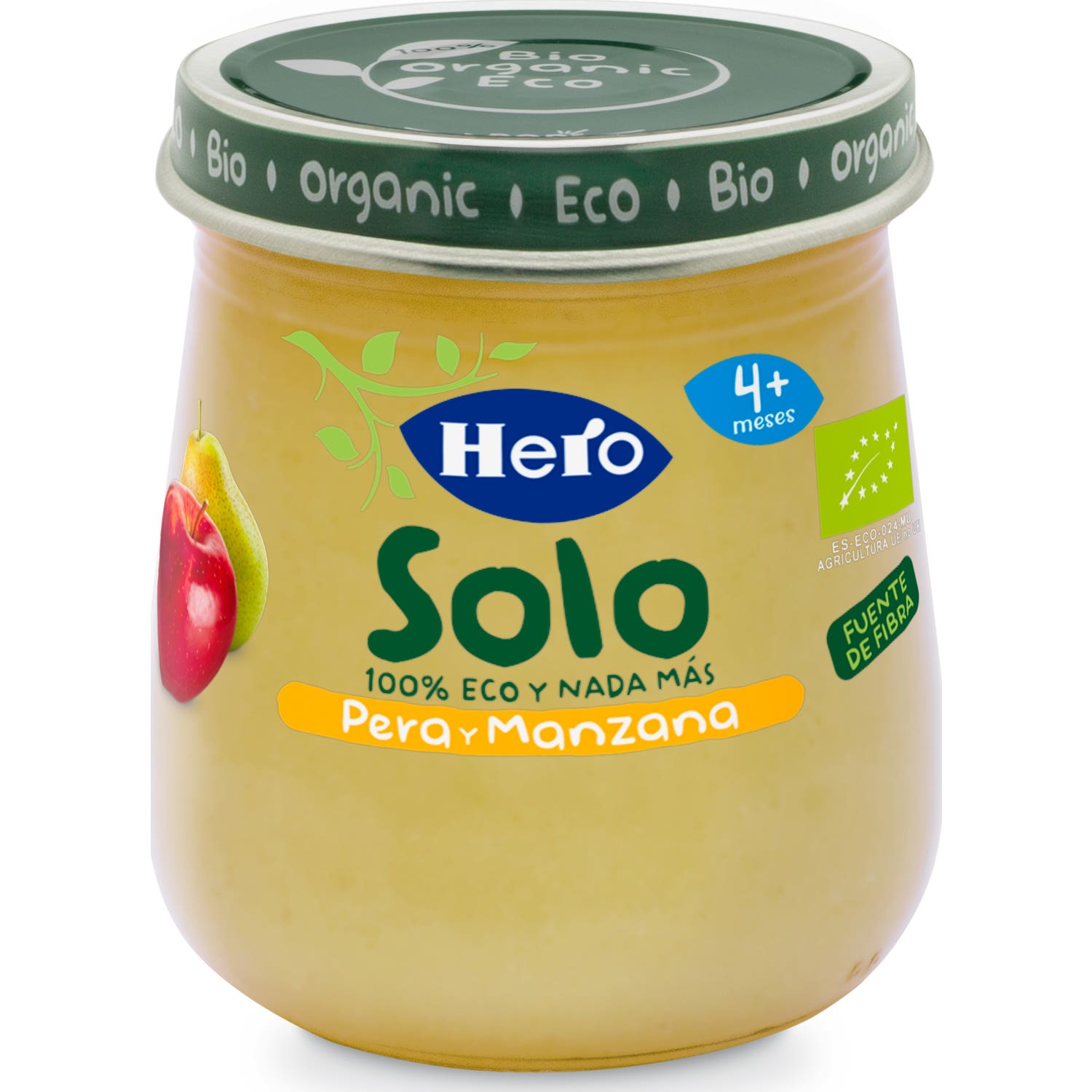 Hero Baby Solo Pera Y Manzana 120g
