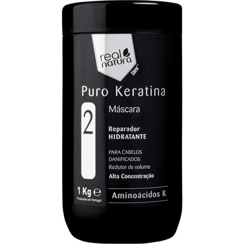 Real Natura Mascarilla Sin Sal Puro Keratina 1000g