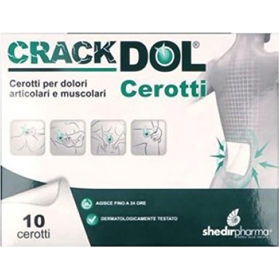 Shedir Pharma Crackdol Parche Dolor Muscular 10uds