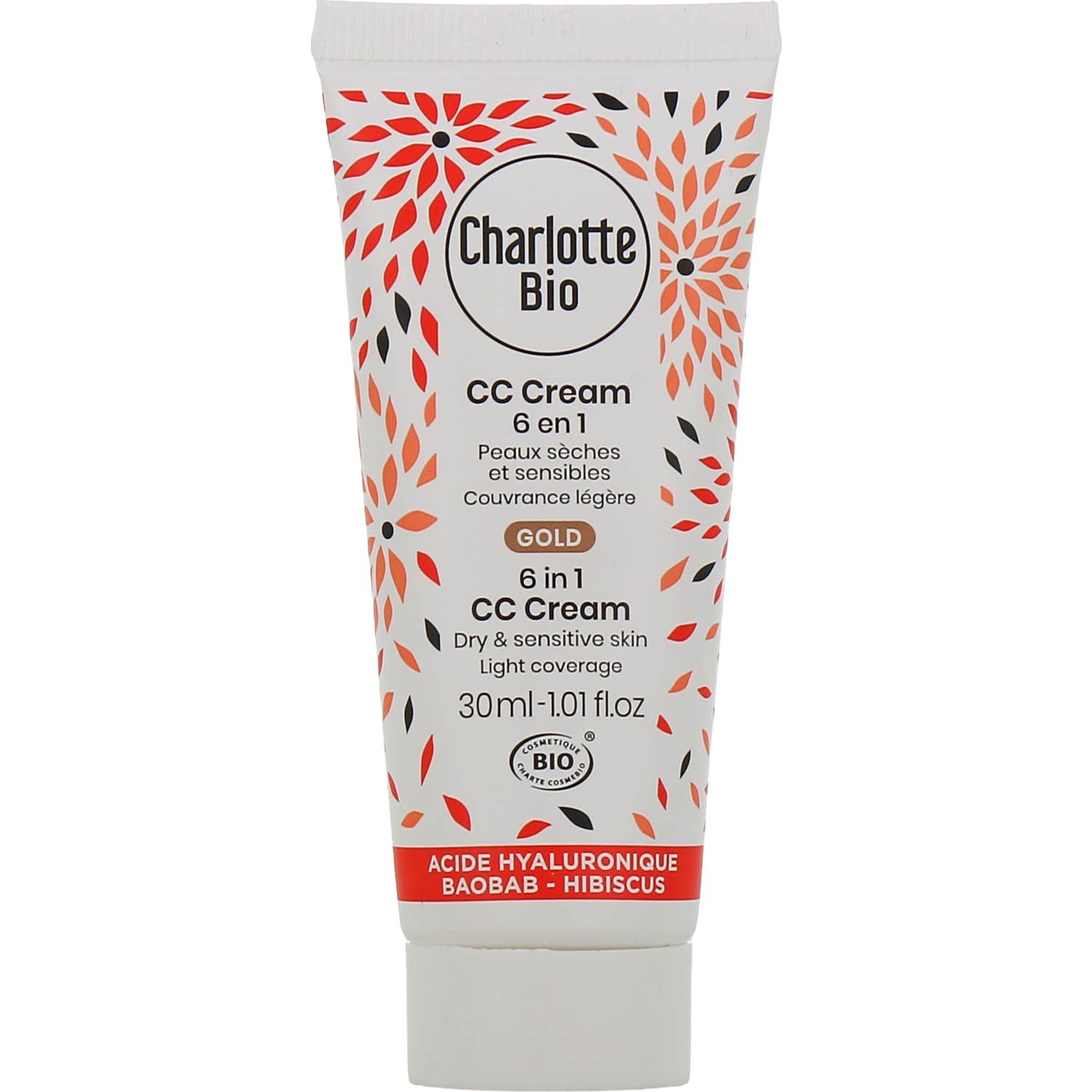 Charlotte Bio CC Cream 6 en 1 Piel Seca y Sensible Gold 30ml