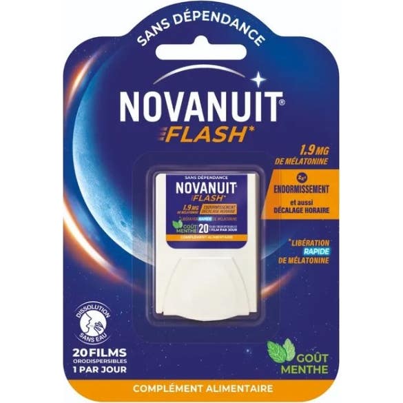 Novanuit Flash Films Orodispersable Melatonina 1,9mg 20uds