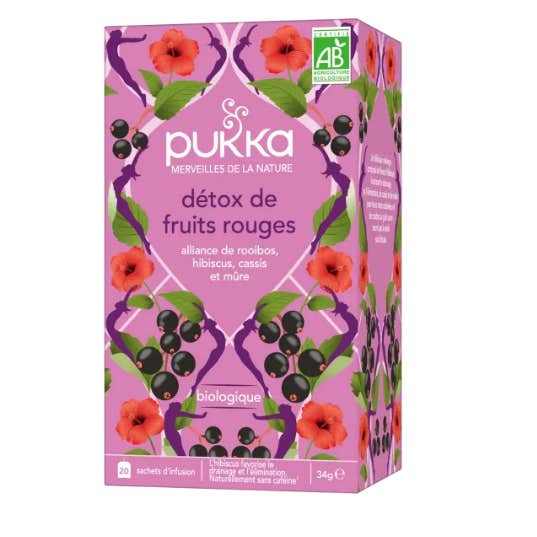 Pukka Detox Frutos Rojos 20 Sobres