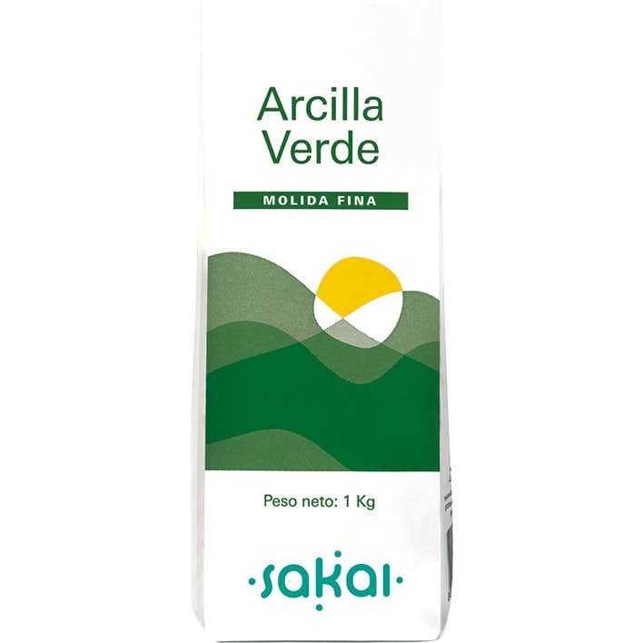 Argila Verde Fina Sakai 1 Kg