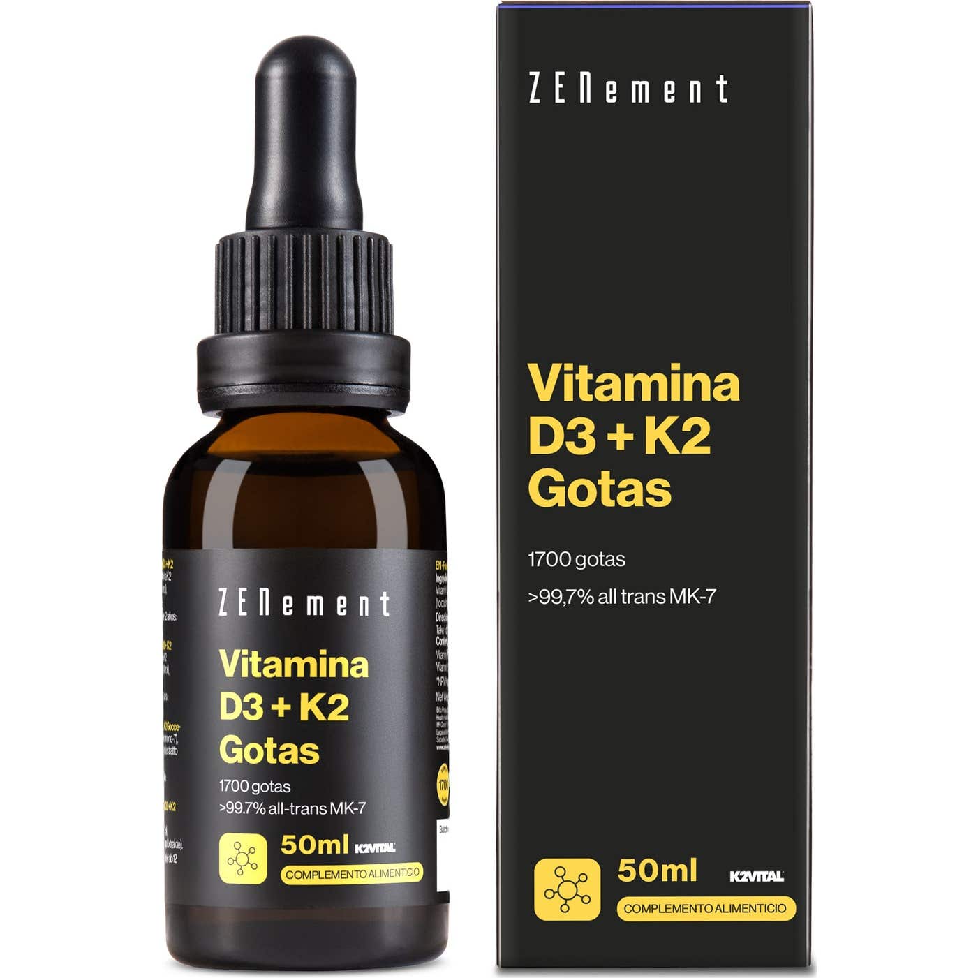 Zenement Vitamina D3+K2 Gotas 50 Ml - Imagen 2