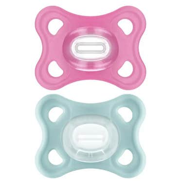 Mam Comfort Chupete Silicona 3-12 Meses Rosa/Verde 2 uds