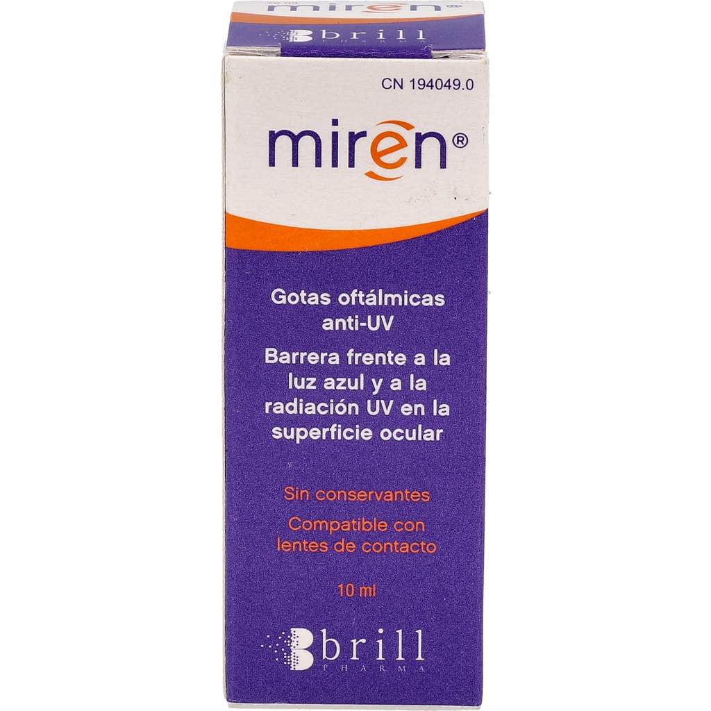 Miren Gotas Oftálmicas Anti UV 10ml