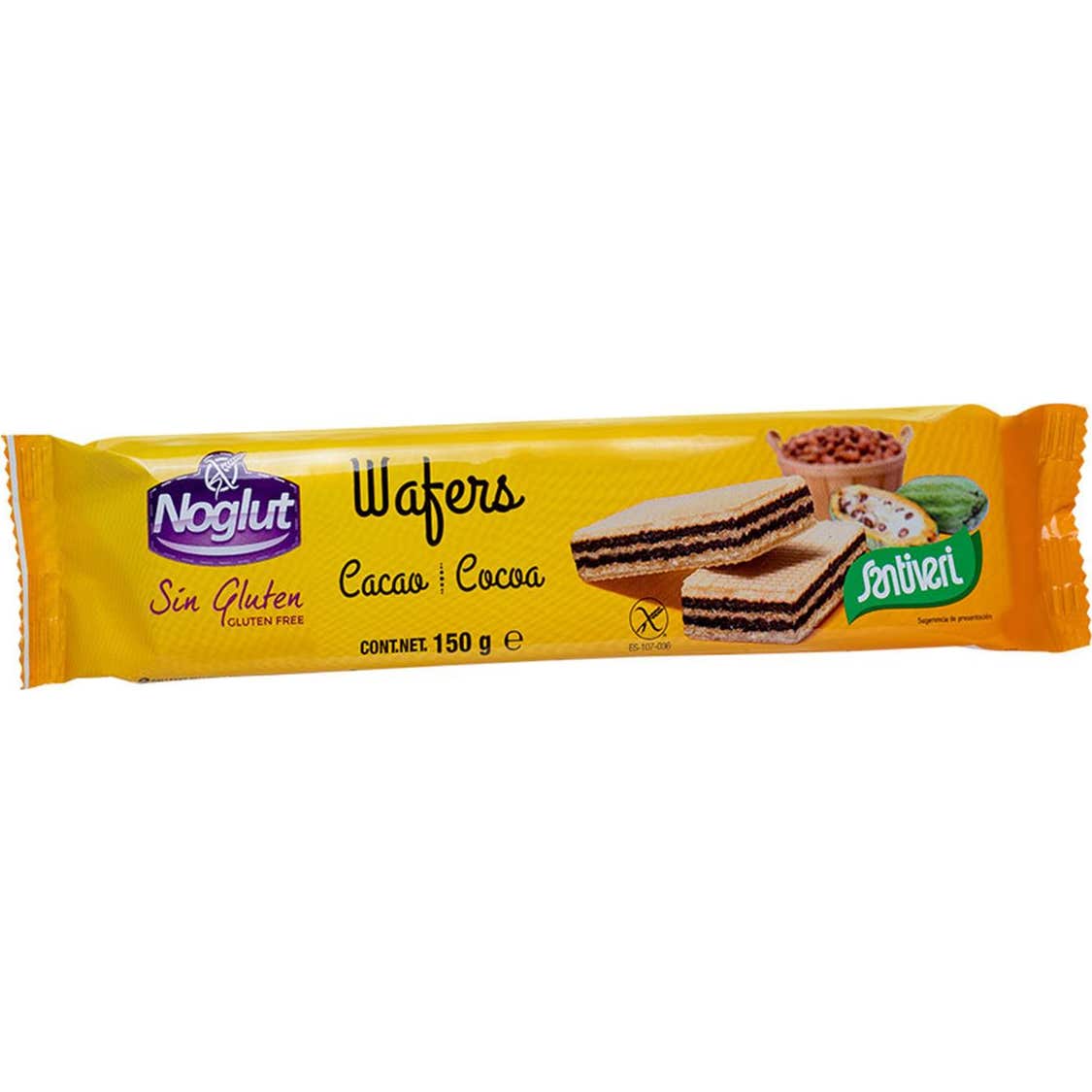 Santiveri Noglut Wafers Cacao 150g | Natural Doctor