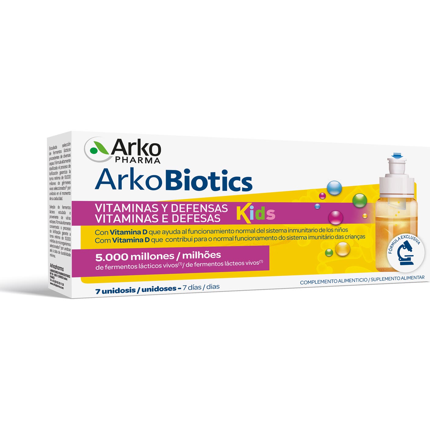 Arkopharma Arkobiotics Vitaminas y Defensas Kids 7unidosis