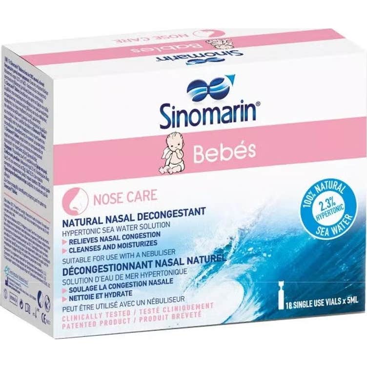 Sinomarin® Bebés limpieza nasal 18 monodosis