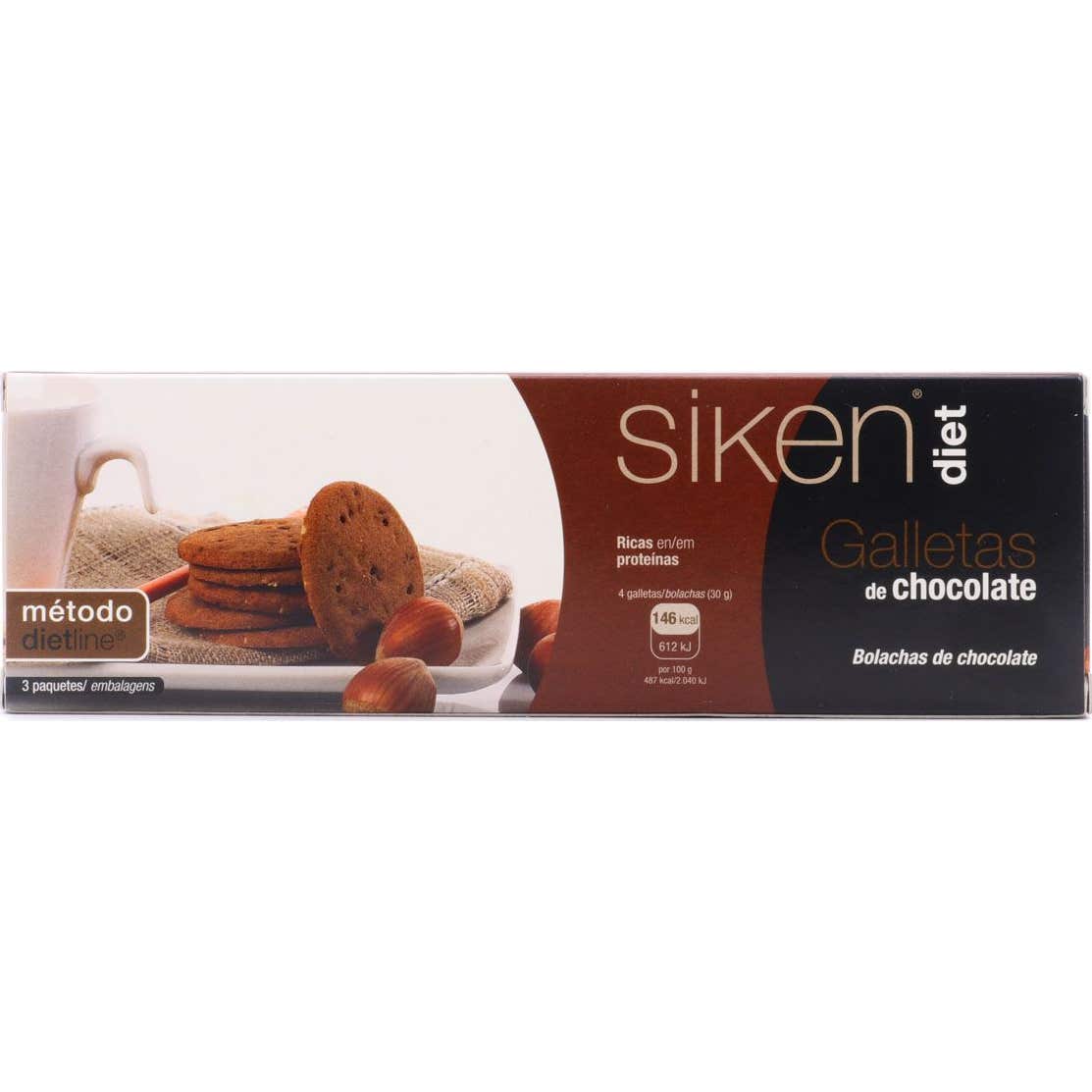 Siken Diet galletas chocolate 15uds